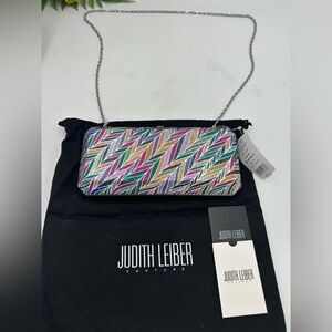 Women's Christian Louboutin rectangular beach mural clutch bag made in Italy